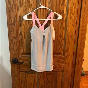 lululemon athletica Pink and Gray Camisole